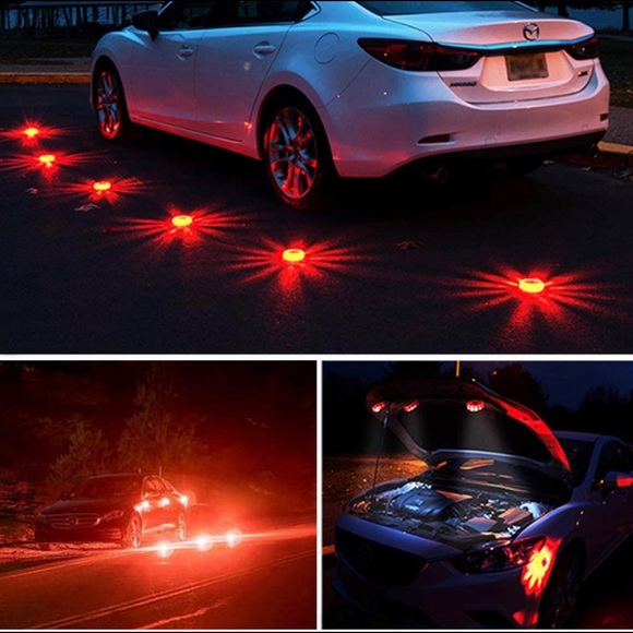 LED Road Flares Disc for Emergency Traffic Car Construction Warning Flashing Lig - Picture 5 of 8